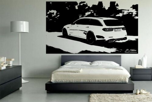 2017 Mercedes-Benz E63 AMG kombi hátulról